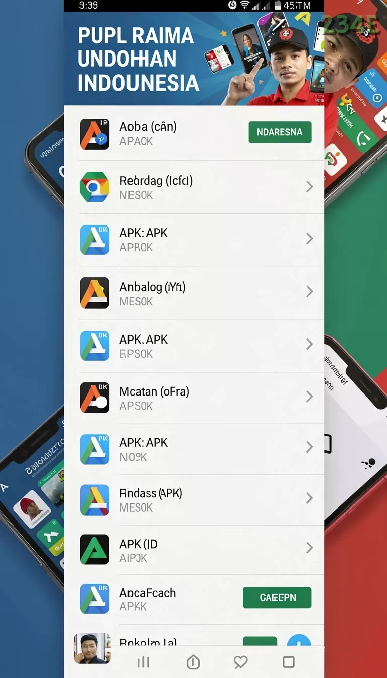 Cuplikan layar FW66 — menu navigasi